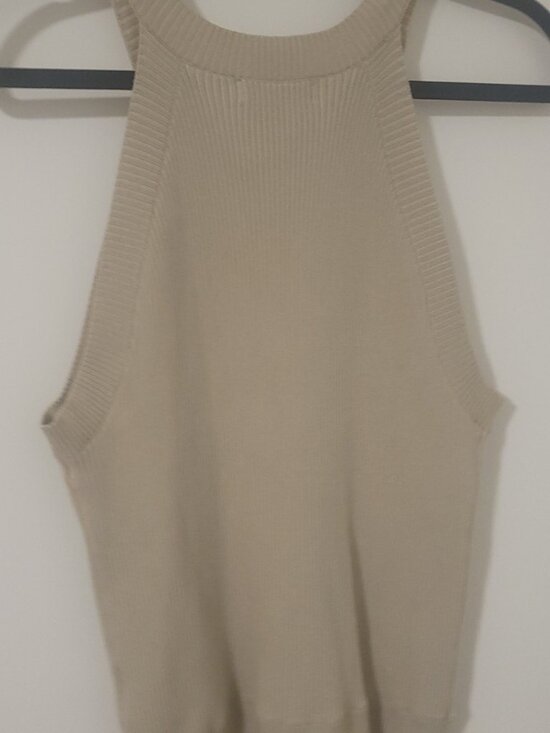 Calvin Klein Sweater Thank, Size M, Beige - Picture 3 of 4